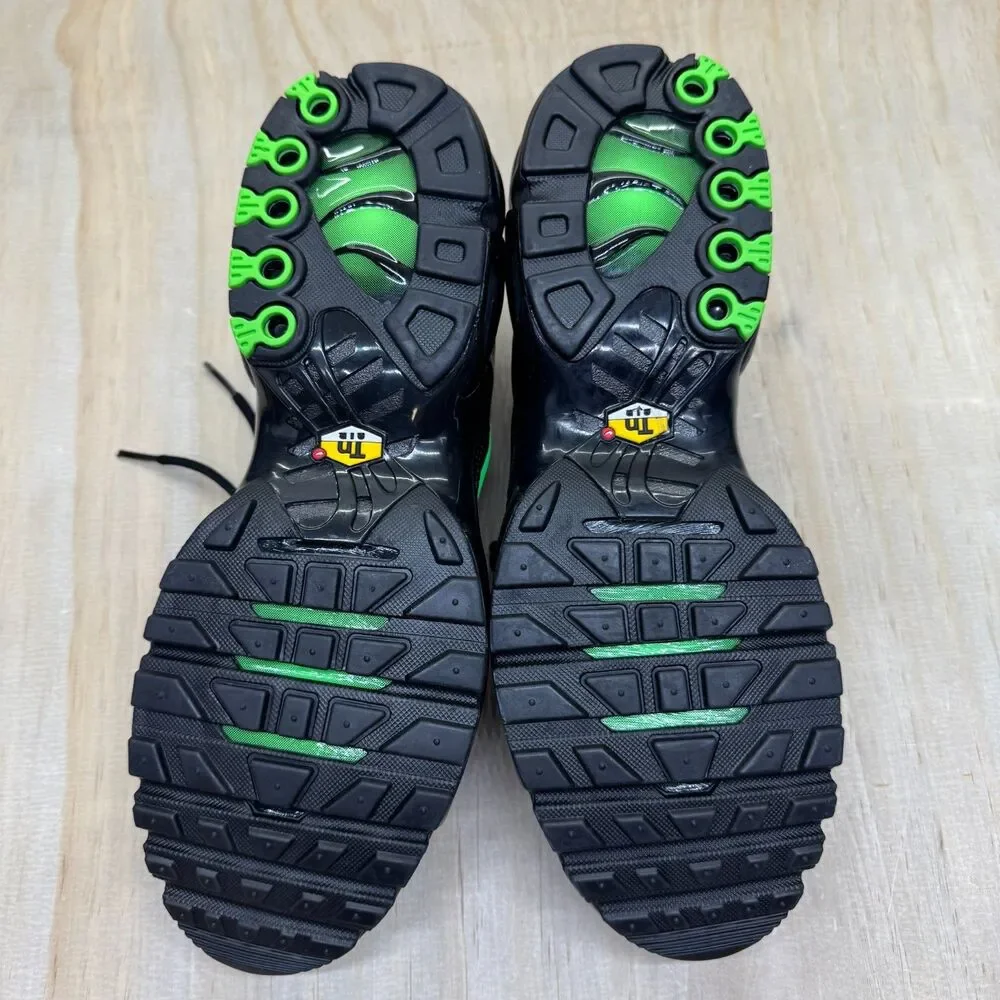 NEW Nike Air Max Plus “Green Strike” Black Lifestyle Shoes Mens sz 12 DM0032-024 - Picture 8 of 10